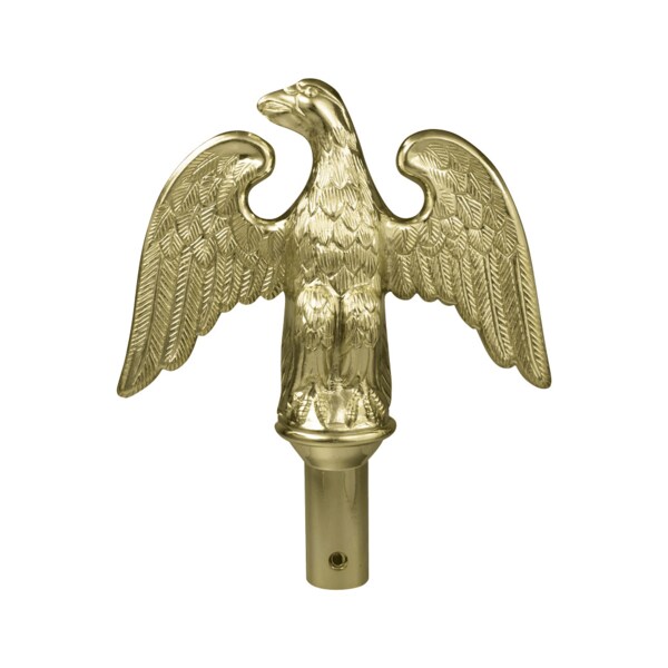 Hi Impact ABS Styrene Perched Eagle Orn 8.25"x7"